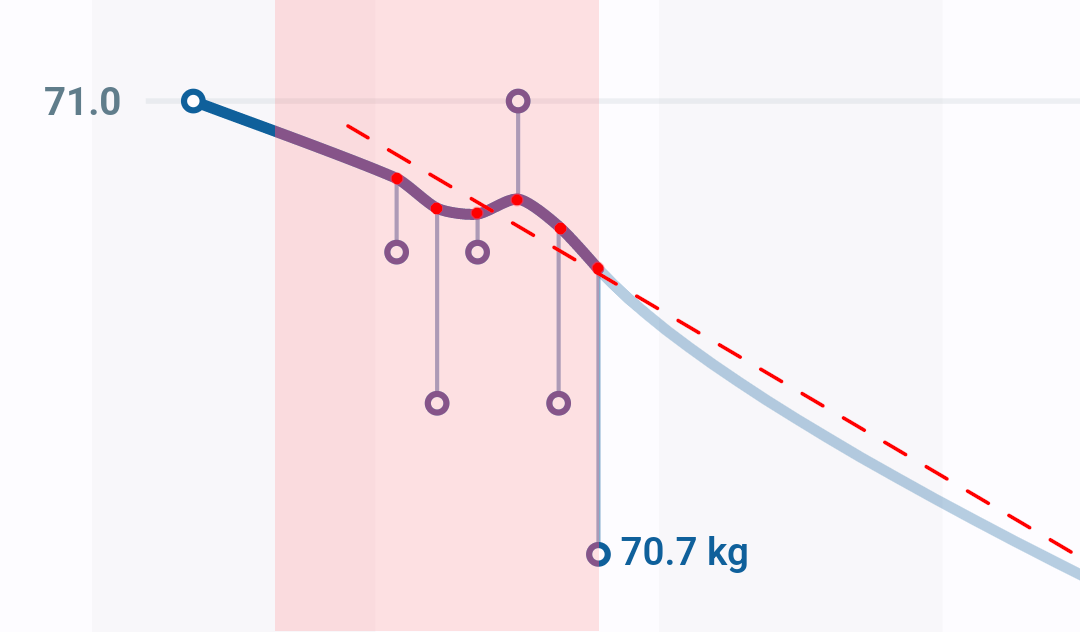 Forecast using best-fit